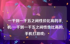一千到一千五之间性价比高的手机(一千到一千五之间性价比高的手机打游戏)