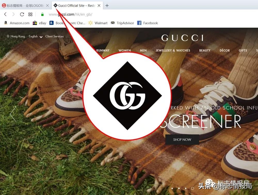 古驰 Gucci 悄悄换上新LOGO?其实已用很多年