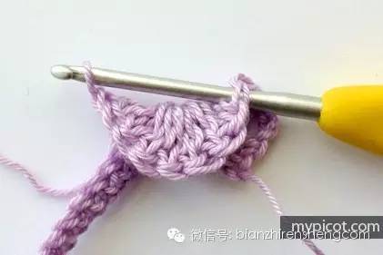 变形错位贝壳针钩针教程