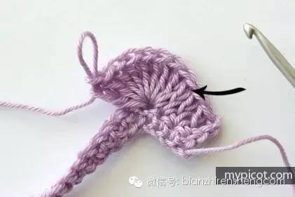 变形错位贝壳针钩针教程