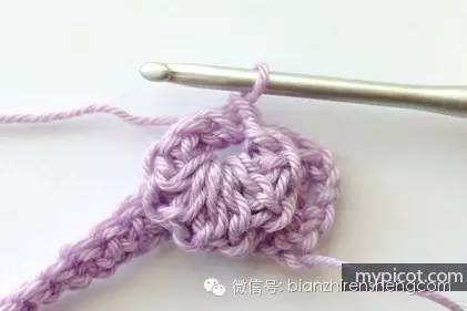 变形错位贝壳针钩针教程
