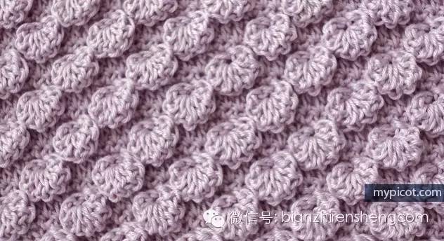 变形错位贝壳针钩针教程