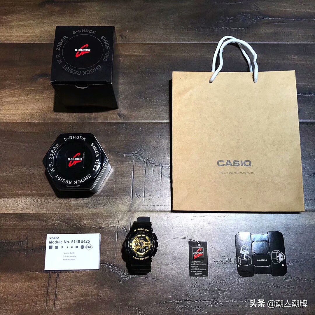 卡西欧GSHOCK黑金 GA110 【防水小儿科 我的G表防砸防冻】