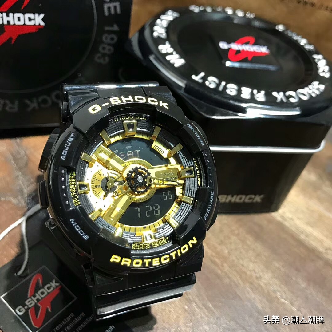 卡西欧GSHOCK黑金 GA110 【防水小儿科 我的G表防砸防冻】