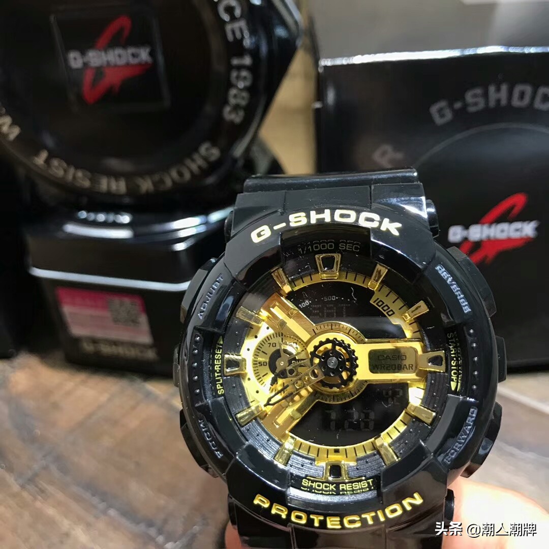 卡西欧GSHOCK黑金 GA110 【防水小儿科 我的G表防砸防冻】