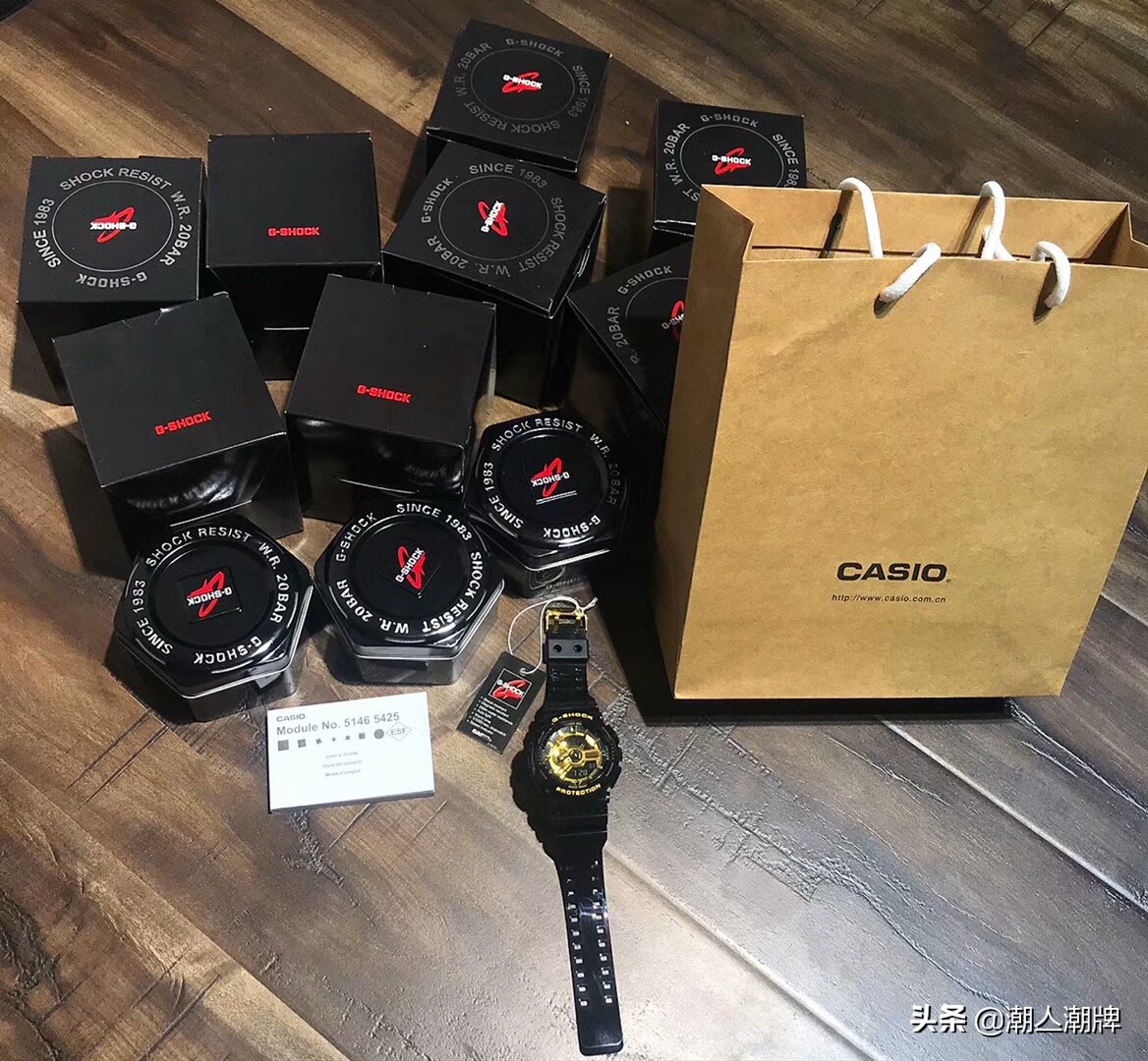 卡西欧GSHOCK黑金 GA110 【防水小儿科 我的G表防砸防冻】