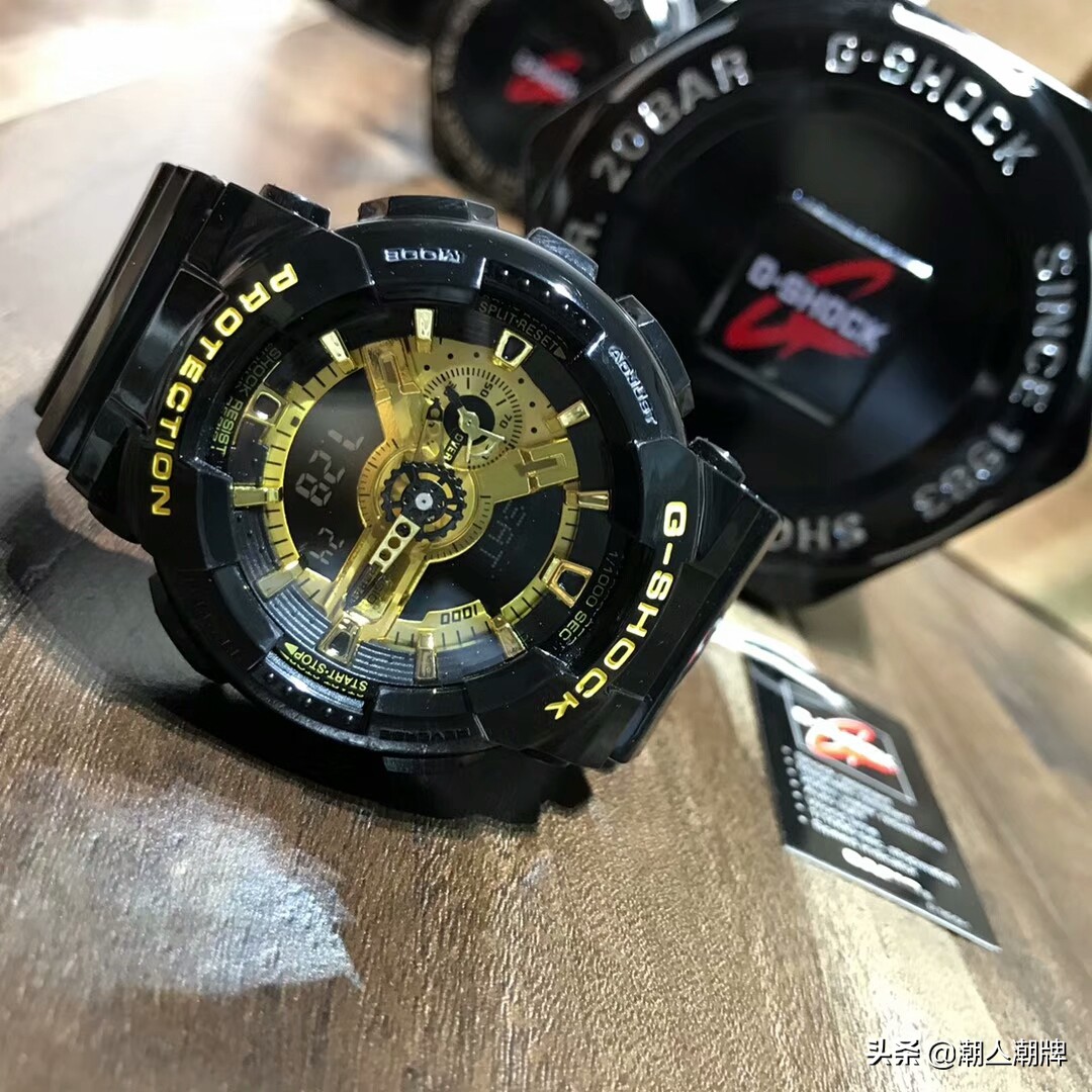 卡西欧GSHOCK黑金 GA110 【防水小儿科 我的G表防砸防冻】