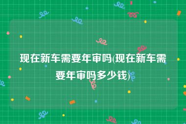 现在新车需要年审吗(现在新车需要年审吗多少钱)