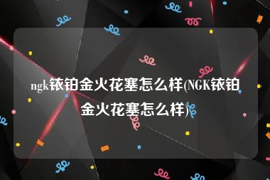 ngk铱铂金火花塞怎么样(NGK铱铂金火花塞怎么样)