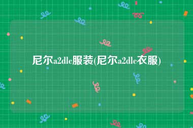 尼尔a2dlc服装(尼尔a2dlc衣服)