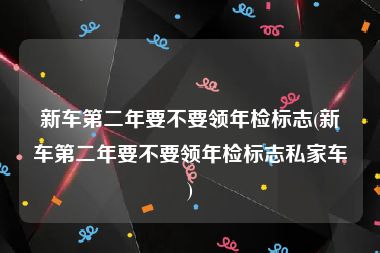 新车第二年要不要领年检标志(新车第二年要不要领年检标志私家车)