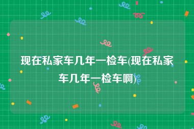 现在私家车几年一检车(现在私家车几年一检车啊)