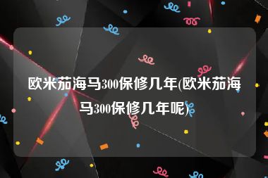 欧米茄海马300保修几年(欧米茄海马300保修几年呢)
