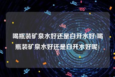 喝瓶装矿泉水好还是白开水好(喝瓶装矿泉水好还是白开水好呢)